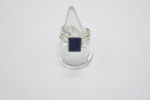 Fine Bague Argent  lapis-lazuli