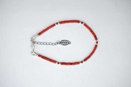 bracelet corail tibétain tribal