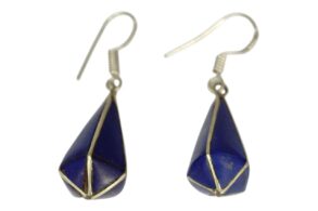 BOUCLES D&rsquo;OREILLES PIERRE LAPIS-lazilu
