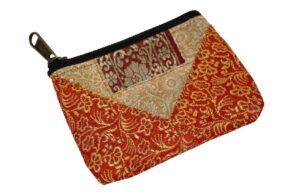 Petite pochette colorée orange