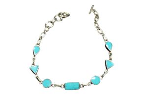BRACELET ARGENT pierre TURQUOISE