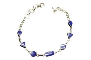 BRACELET ARGENT pierre LAPIS-LAZULI
