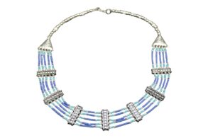 Collier Tibetain en Lapis-lazuli et turquoise
