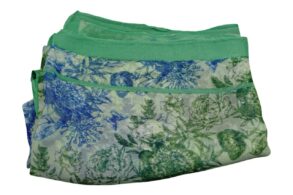 Foulard en 100% soie légère vert citron