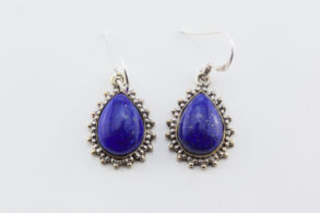 BOUCLES D’OREILLES ARGENT lapis-lazuli