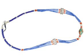Collier Tibetain en Lapis-lazuli et corail