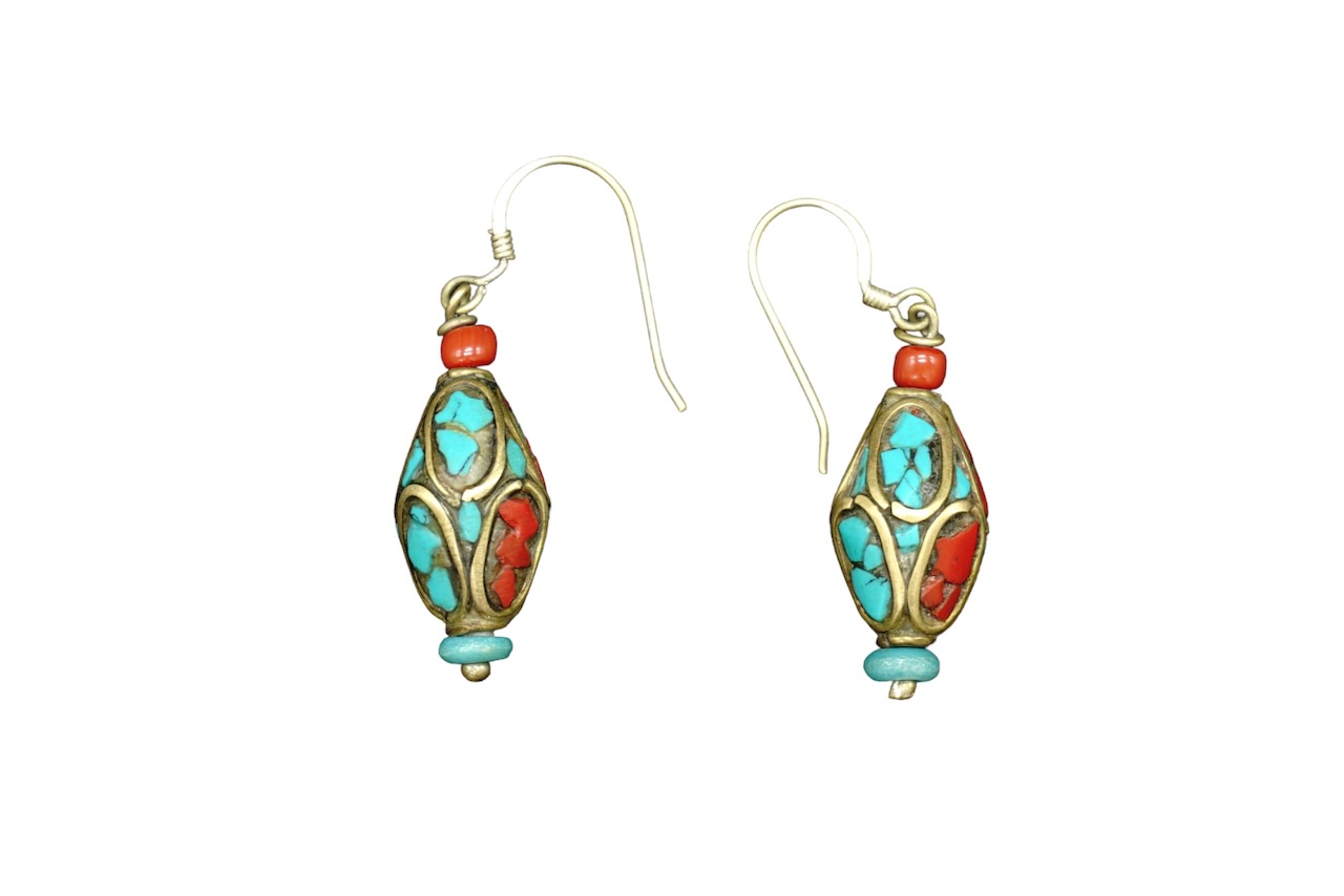 Parure Collier Et Boucles D'oreilles En Diopside Vert - Bijoux Fantaisie Faits Main