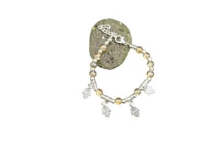 Bracelet tibétain en perles et pampilles